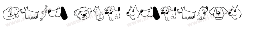 Cute Dog Regular字体转换